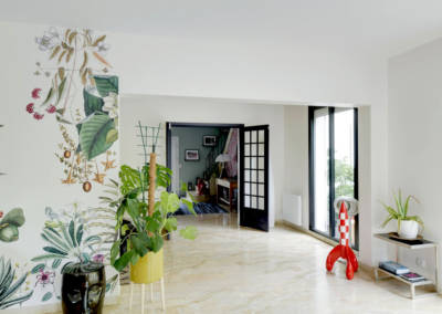 Décoration Maison à Marne la Coquette - le passage entre le salon et l'entrée, par Béatrice Elisabeth, Décoratrice UFDI à Neuilly et Paris