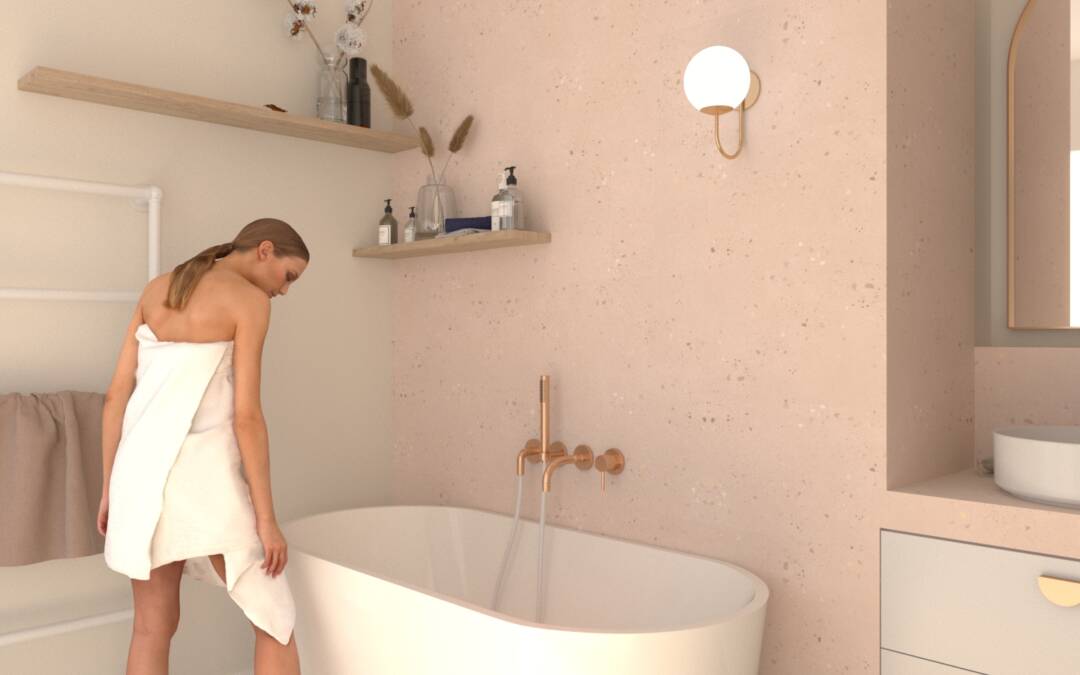 Conception de salle de bains à Neuilly